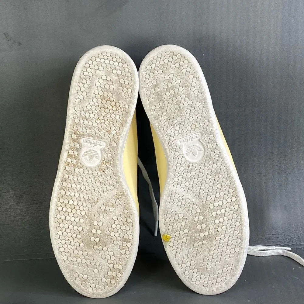 Adidas Stan Smith Men's Shoes White-Easy Yellow sneaker size 10